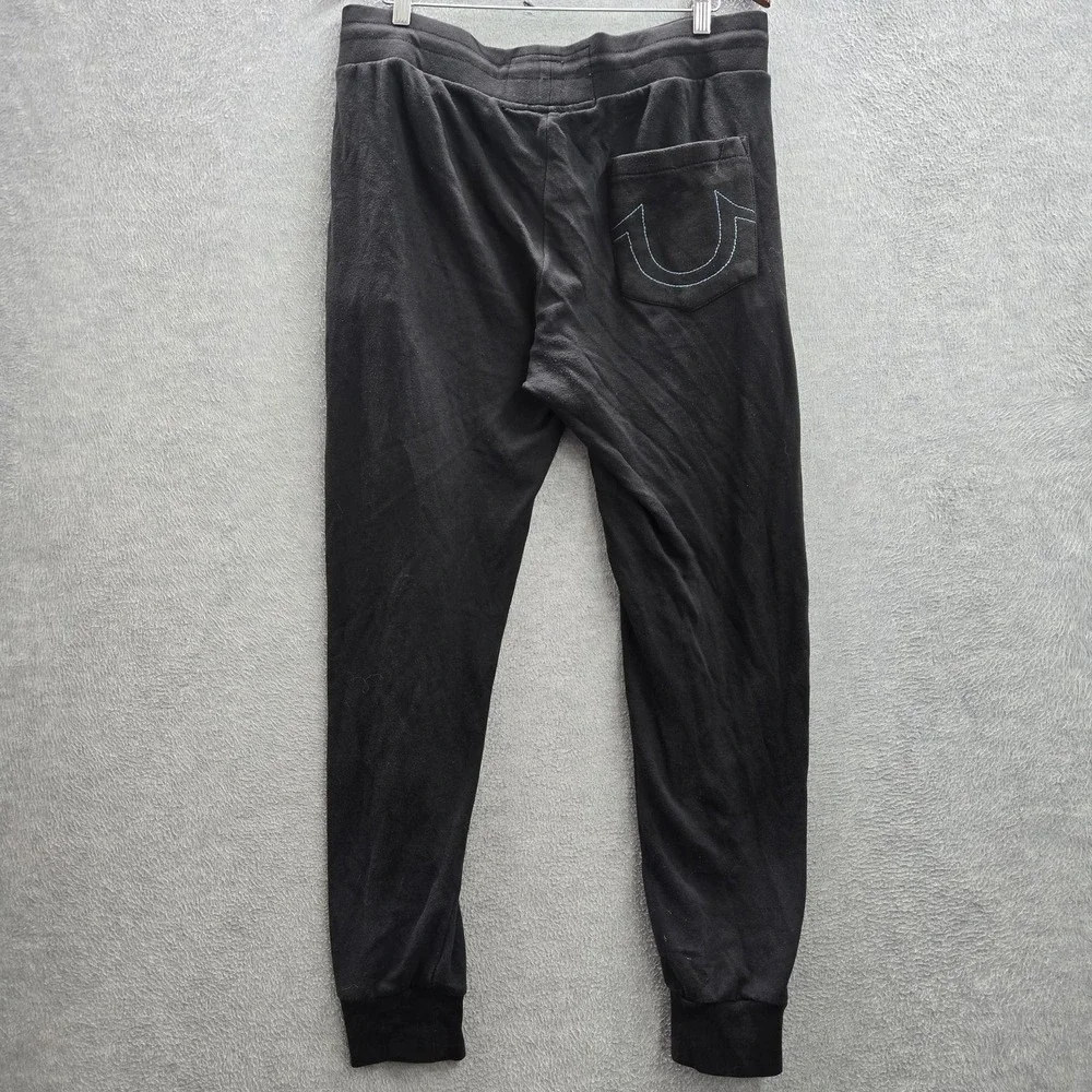 True Religion‎ Men Activewear Pants M/M Black Active Jogger Logo 29